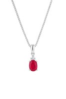 Halskette Idee Preziose dal 1987 Dame in Weißgold Rubino IP.CK18B/1R